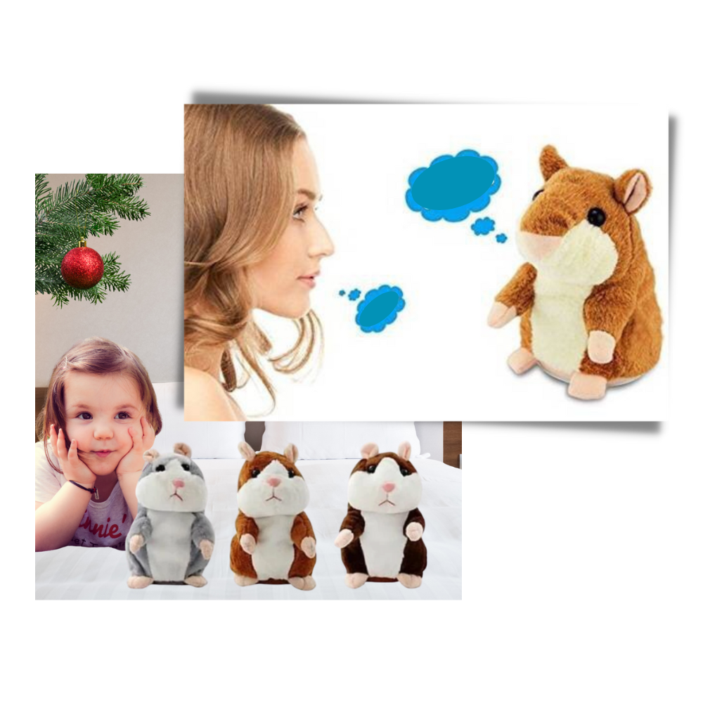 Hamster parlant en peluche - Ozerty