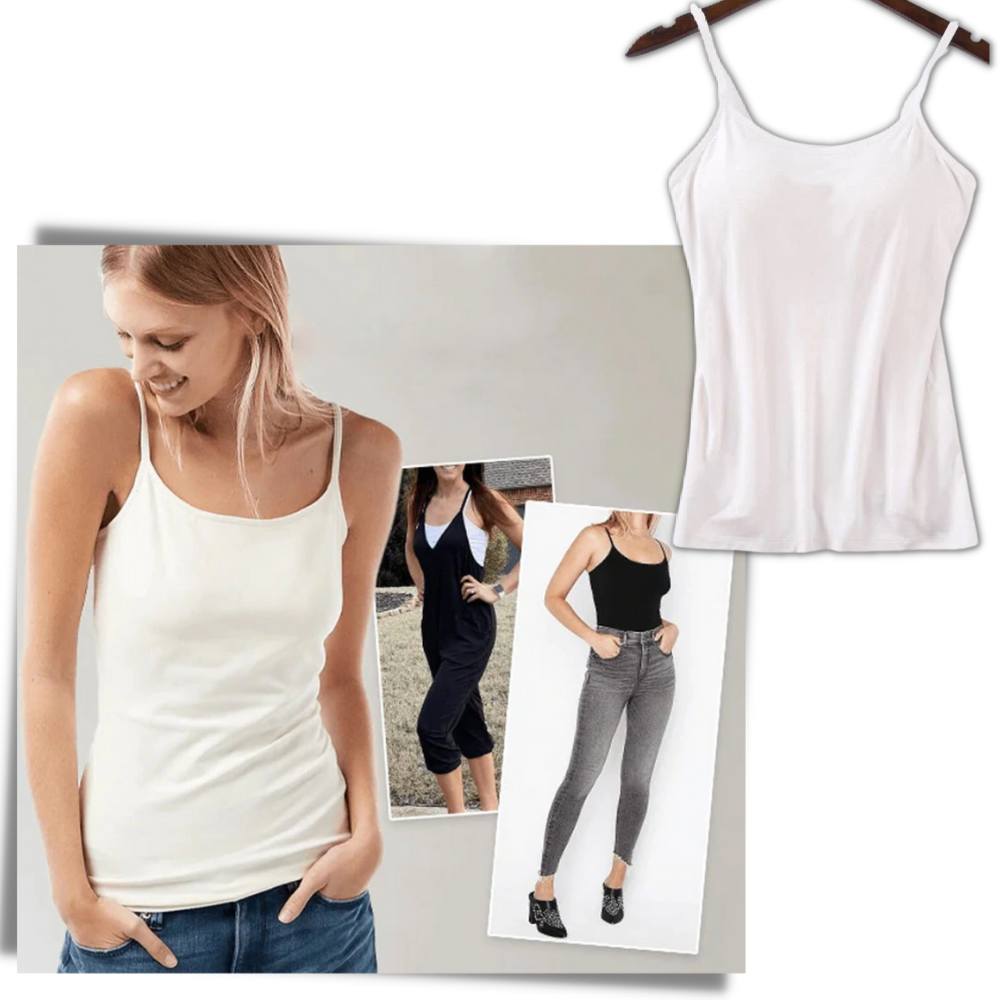 Camisole avec soutien-gorge intégré - Ozerty