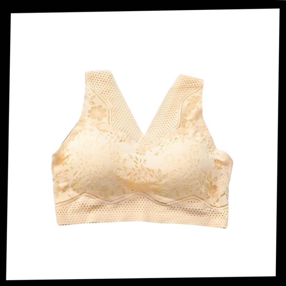 Soutien-gorge en dentelle respirant et sans couture - Ozerty