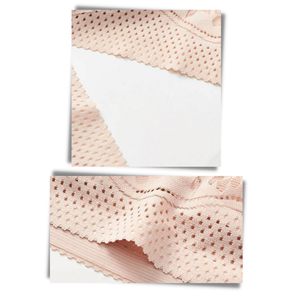 Soutien-gorge en dentelle respirant et sans couture - Ozerty
