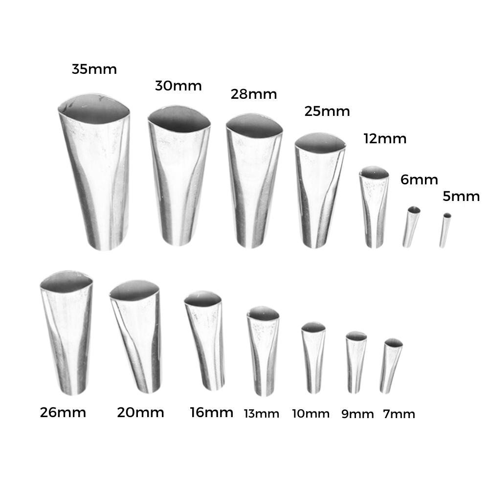 Ensemble de buses de calfeutrage en acier inoxydable - Ozerty