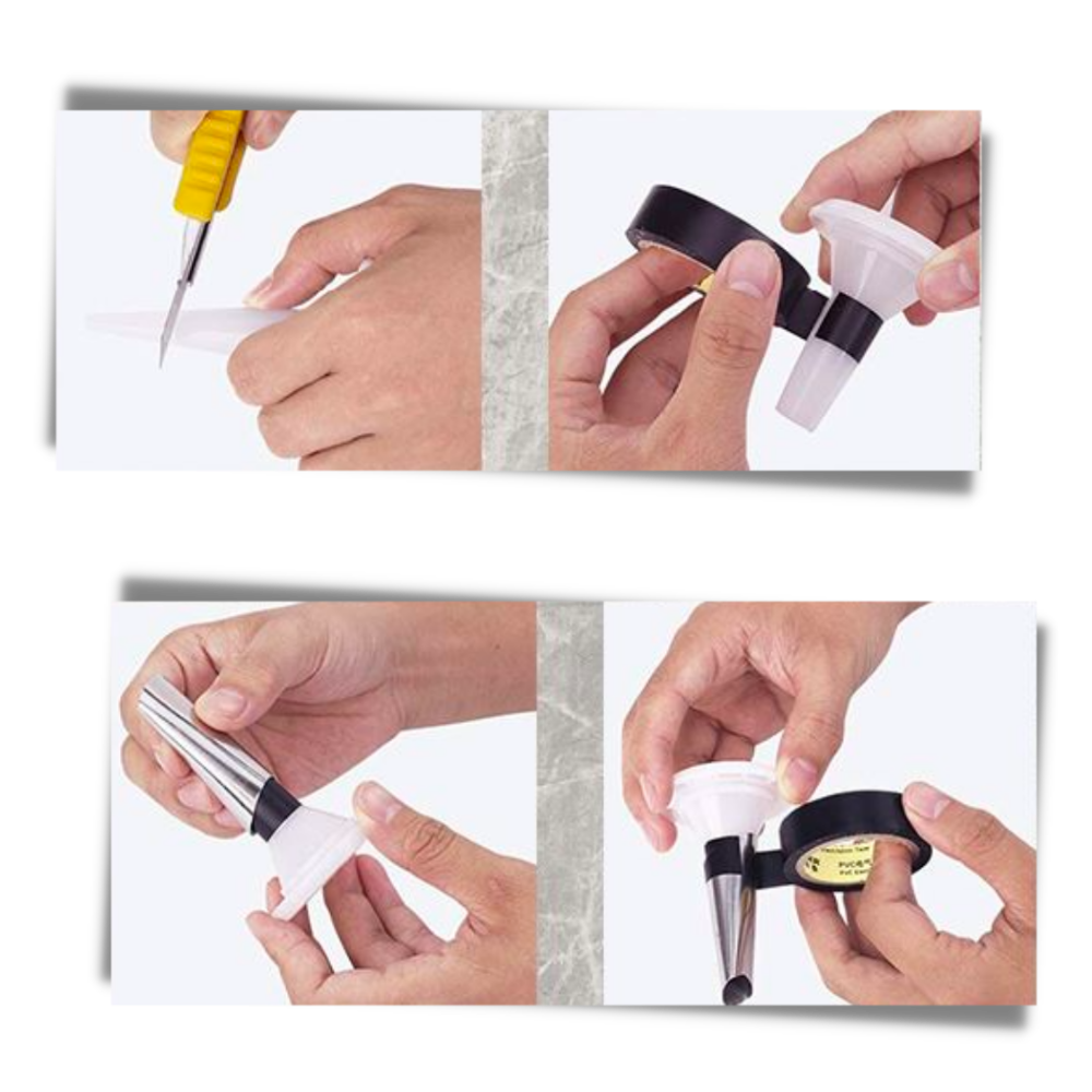 Ensemble de buses de calfeutrage en acier inoxydable - Ozerty