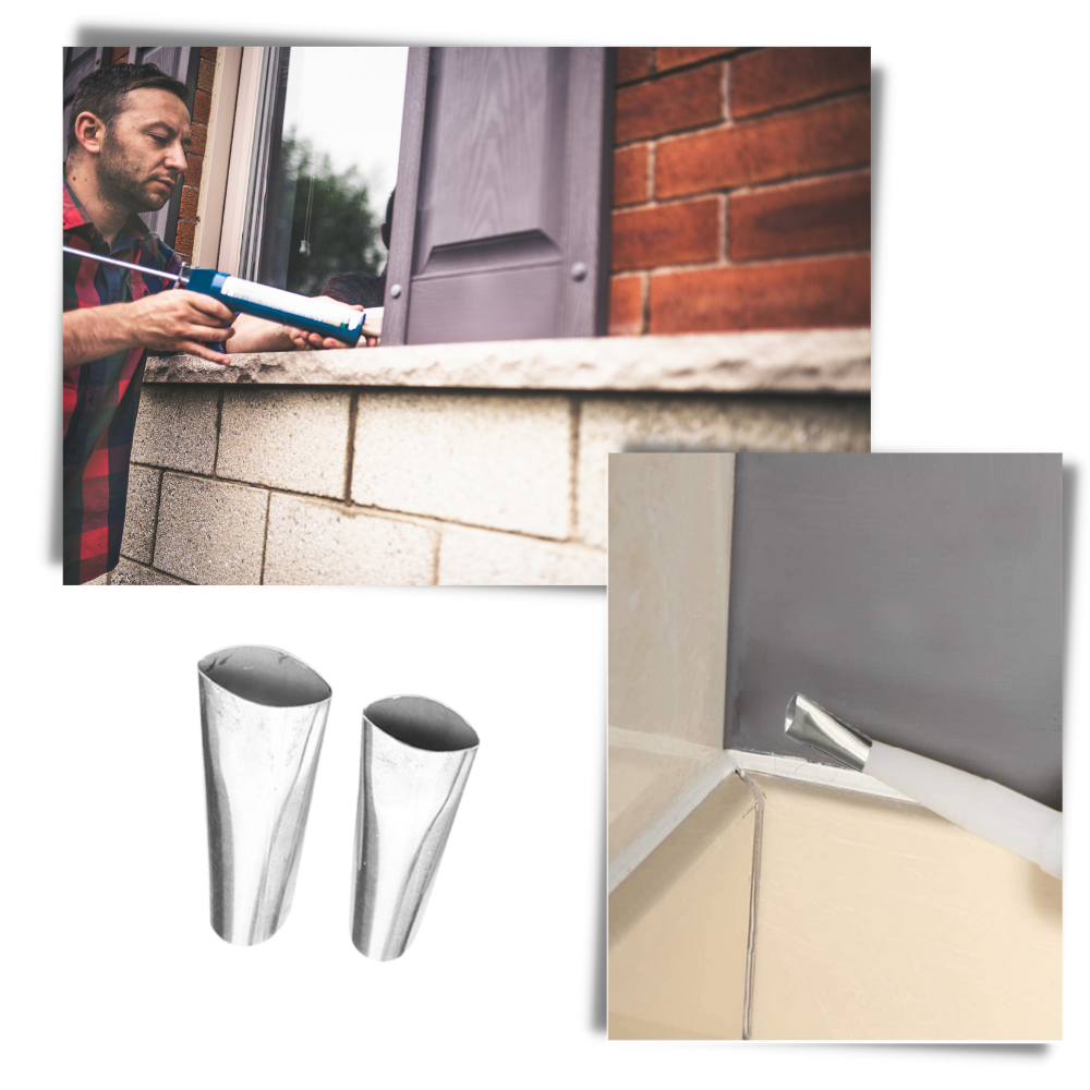 Ensemble de buses de calfeutrage en acier inoxydable - Ozerty