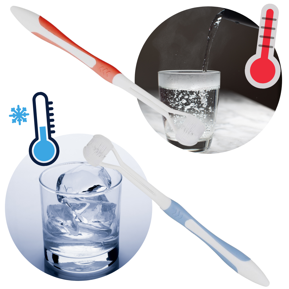 Brosse à dents à trois faces pour adultes et enfants - Ozerty