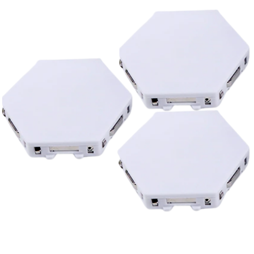 Set of 3 modular touch lamps