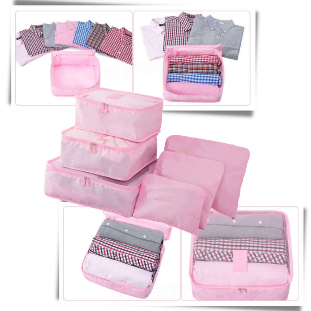 Lot de 6 petits sacs de voyage pour valise - Ozerty