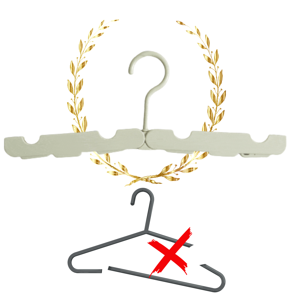 Lot de 2 cintres portables - Ozerty