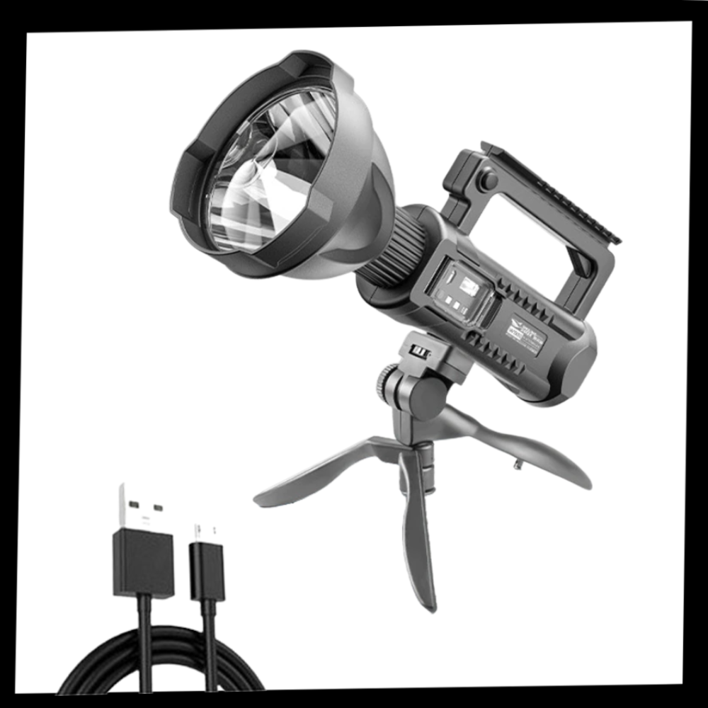 Lampe de poche LED avec trépied - Ozerty