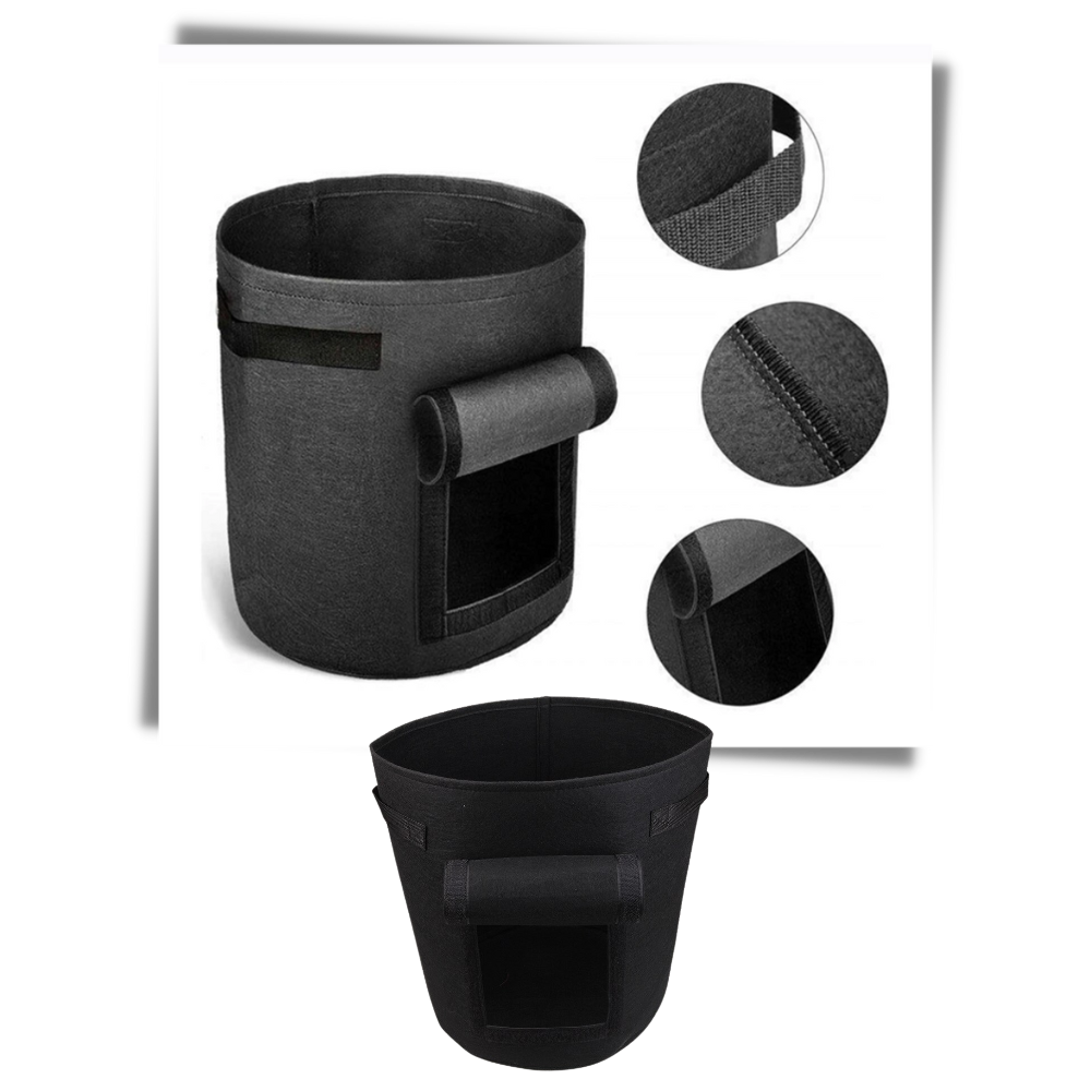 Pochette en tissu pour jardinière de légumes - Ozerty