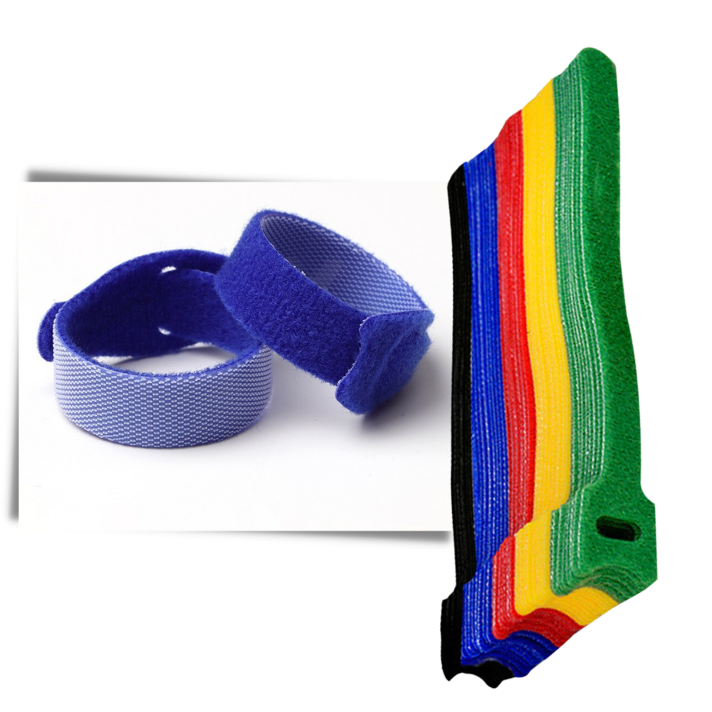 Organisateur de câbles en velcro - Ozerty