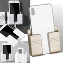 Support De Téléphone Pour Douche – Fixation Adhésive, Réglable 360° – Imperméable, Antichoc, Pour Salles De Bain, Piscines, Cuisines - 8