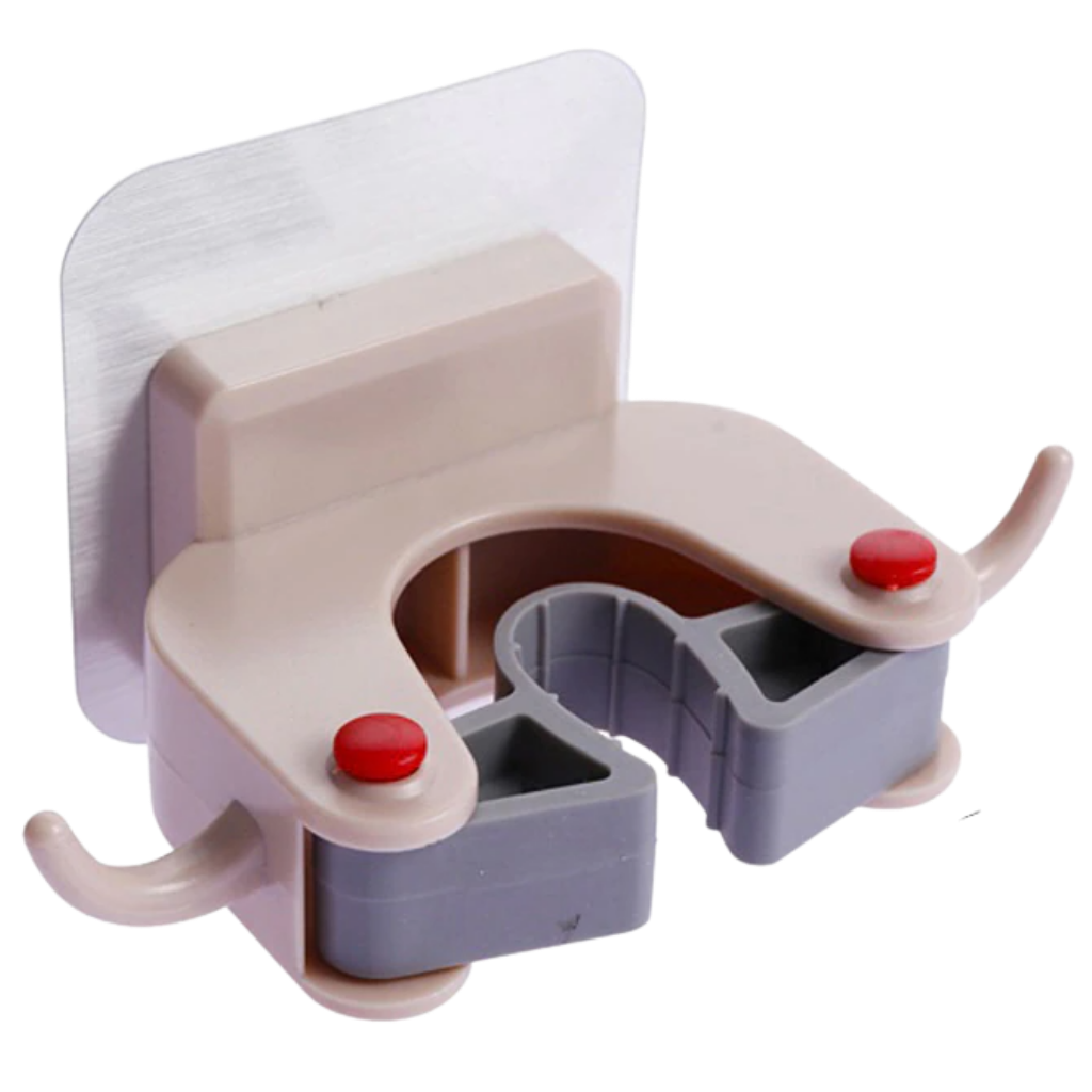 Porte-balai mural -Rose/ - Ozerty