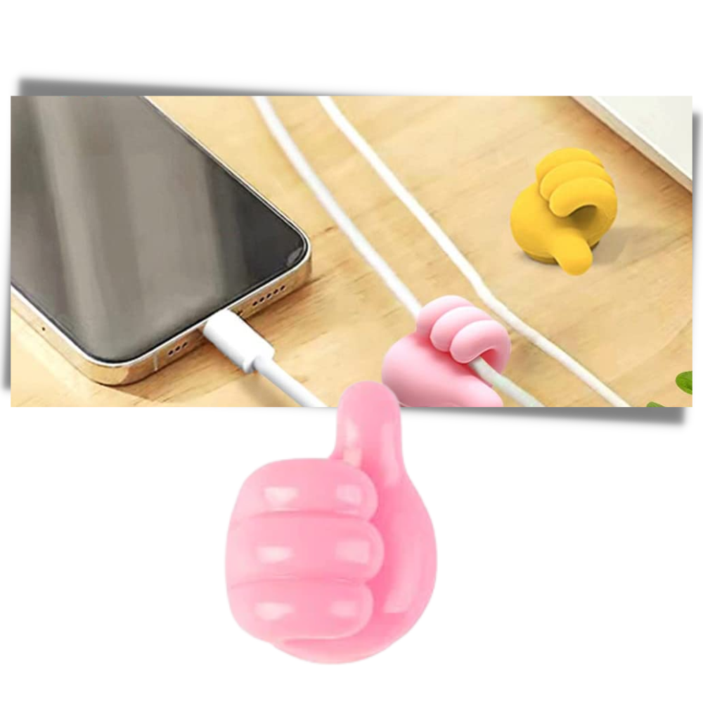 Lot de 20 crochets muraux "Pouce en l'air" - Ozerty