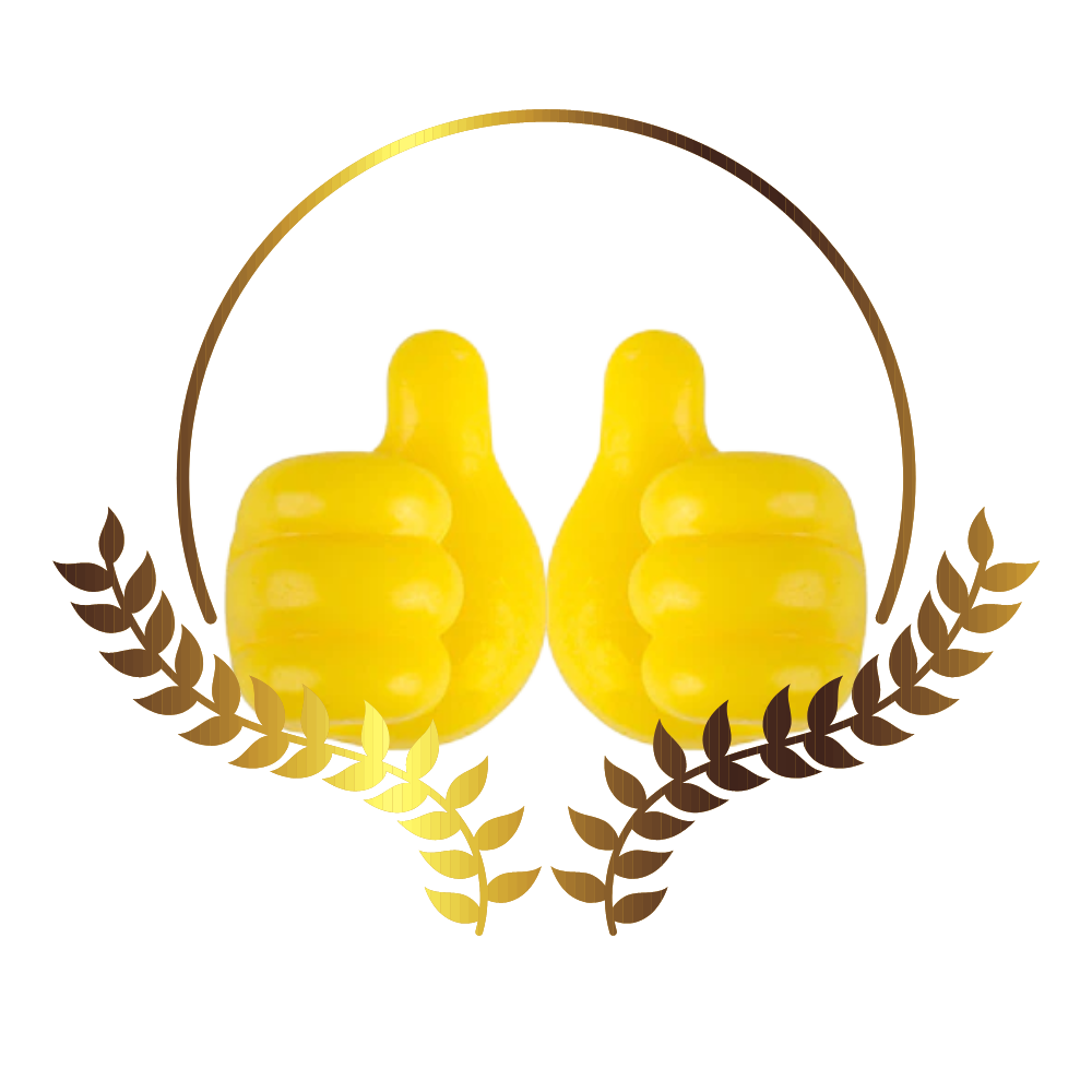 Lot de 20 crochets muraux "Pouce en l'air" - Ozerty