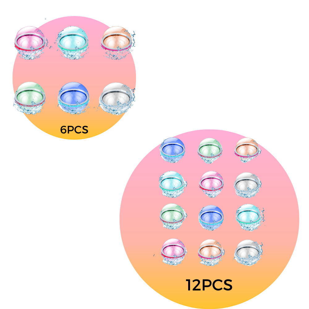 Pack de ballons d'eau réutilisables - Ozerty