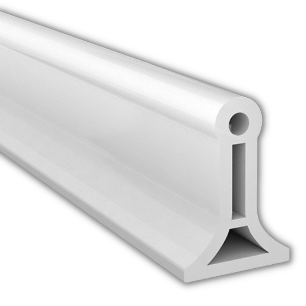 Bande d'arrêt d'eau en silicone -Blanc/300 cm - Ozerty