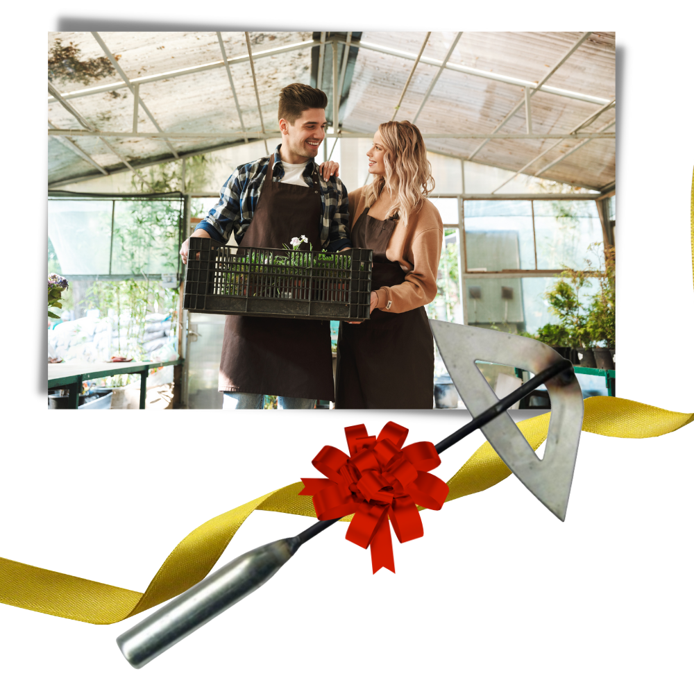 Houe creuse manuelle en acier - Ozerty