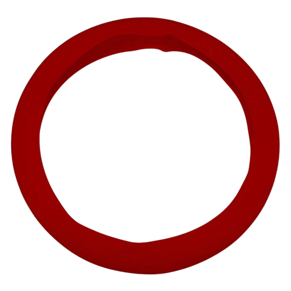 Couvre-volant en silicone -Rouge/ - Ozerty