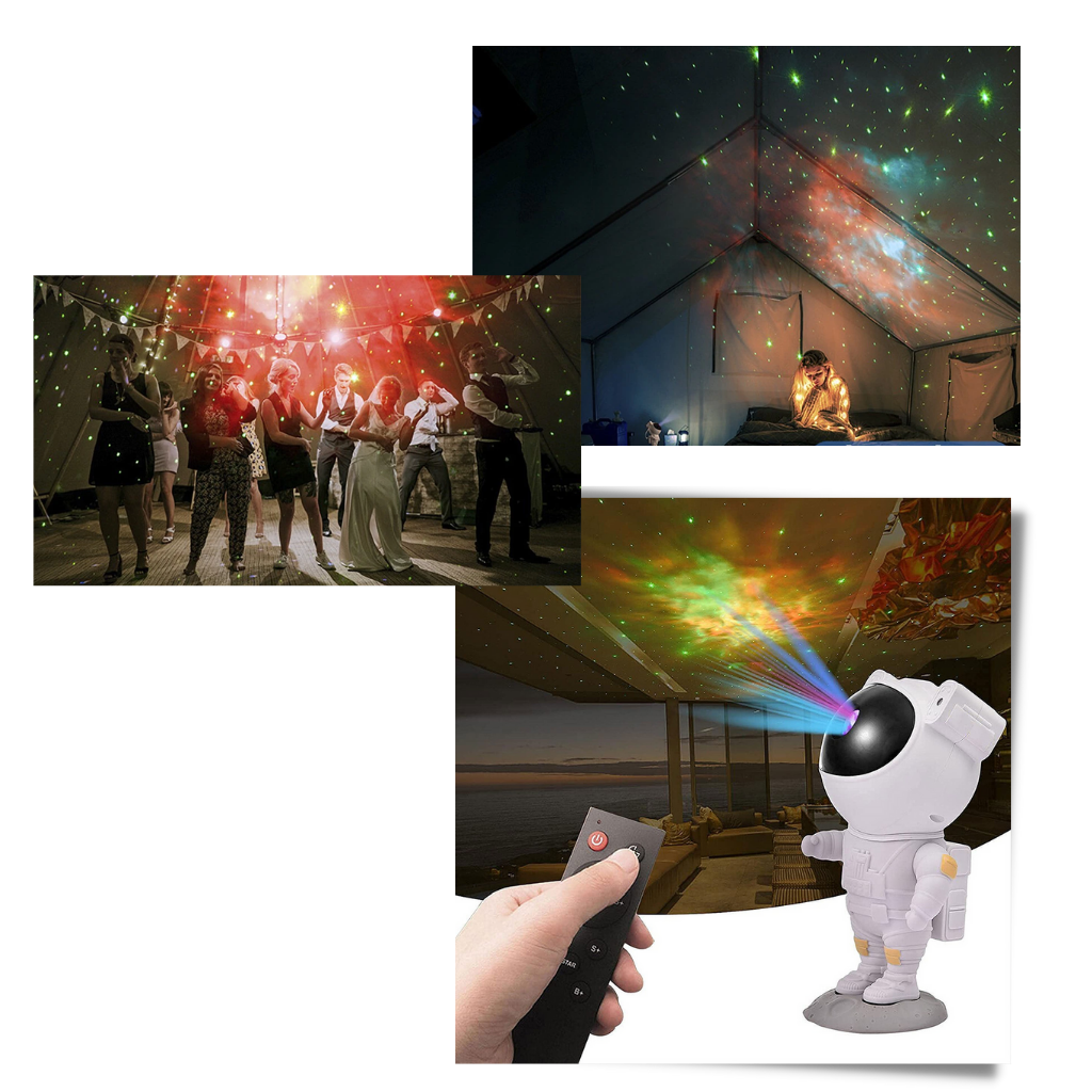 Lampe de nuit de projection astronaute - Ozerty