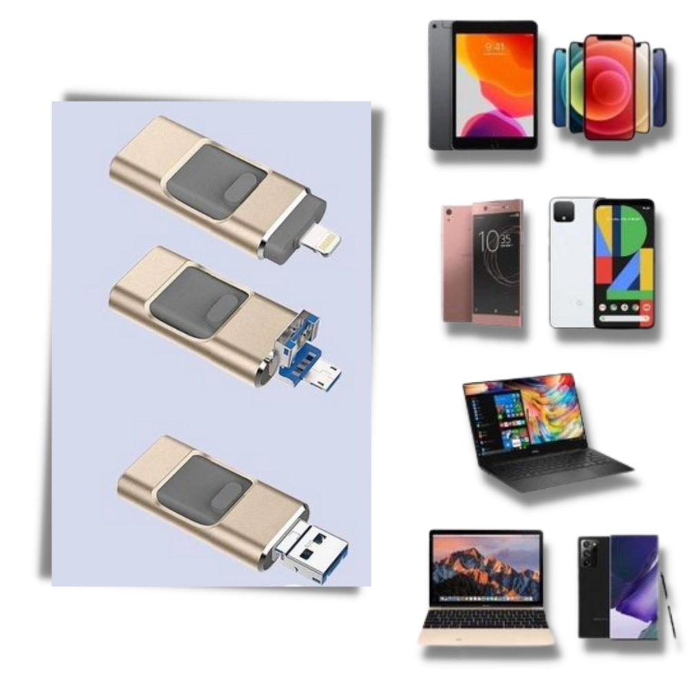 Clé USB 4 en 1 - Ozerty