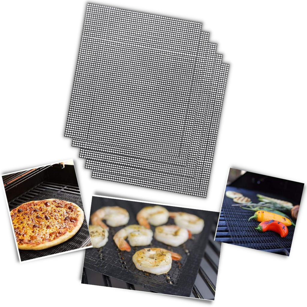 Non-stick BBQ cooking grids (5pcs)