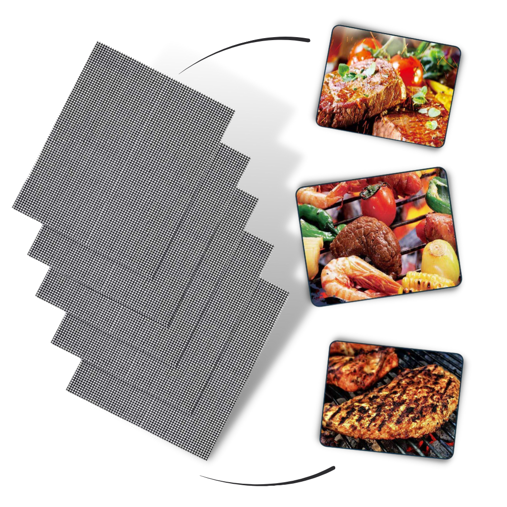 Non-stick BBQ cooking grids (5pcs)