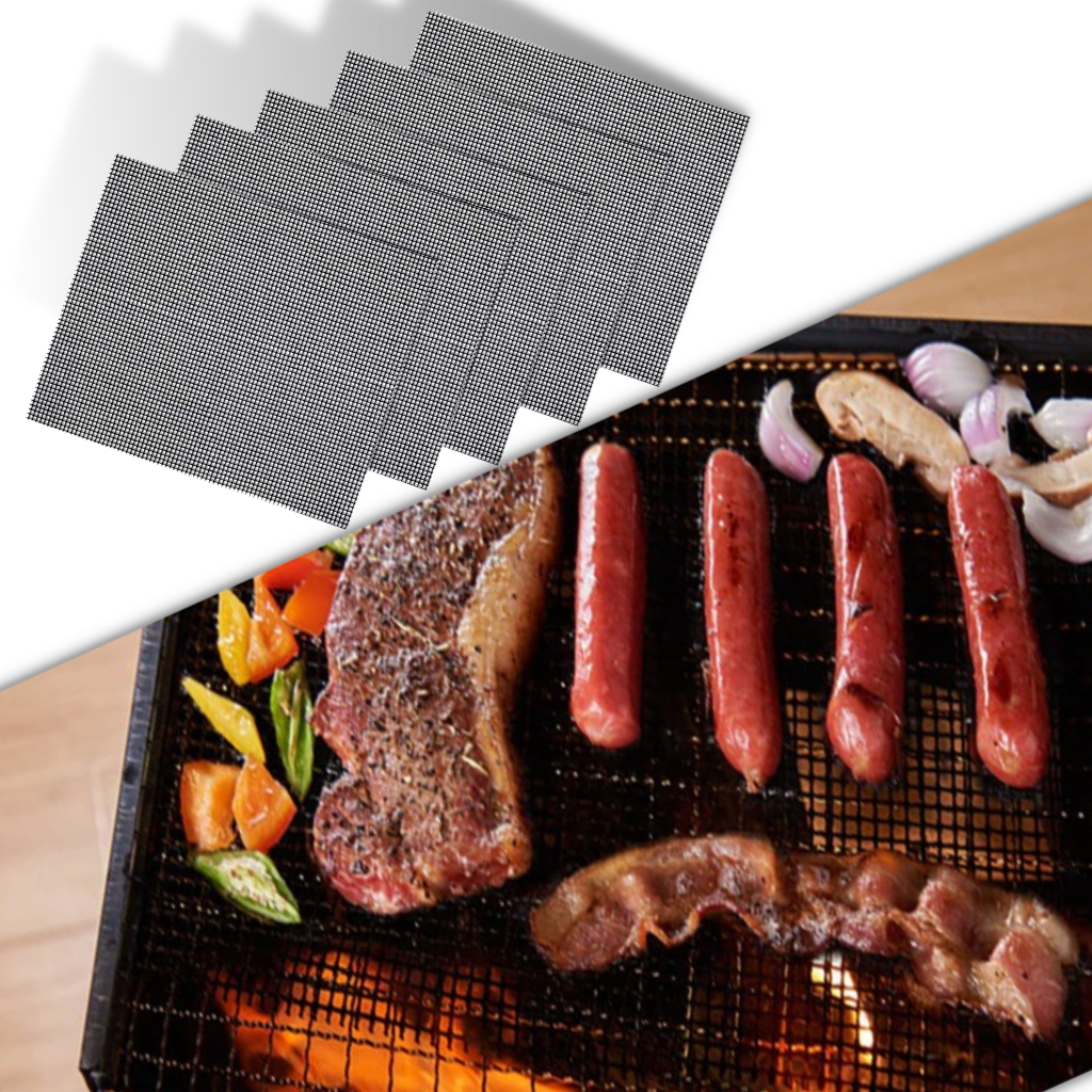 Non-stick BBQ cooking grids (5pcs)