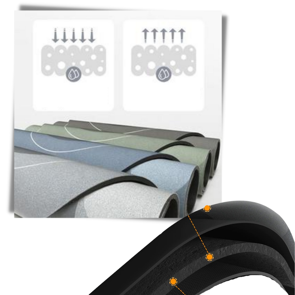 Tapis de sol antidérapant extra absorbant - Ozerty