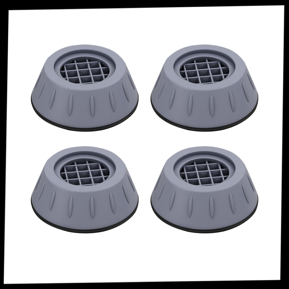 Lot de 4 patins en caoutchouc anti-vibration - Ozerty