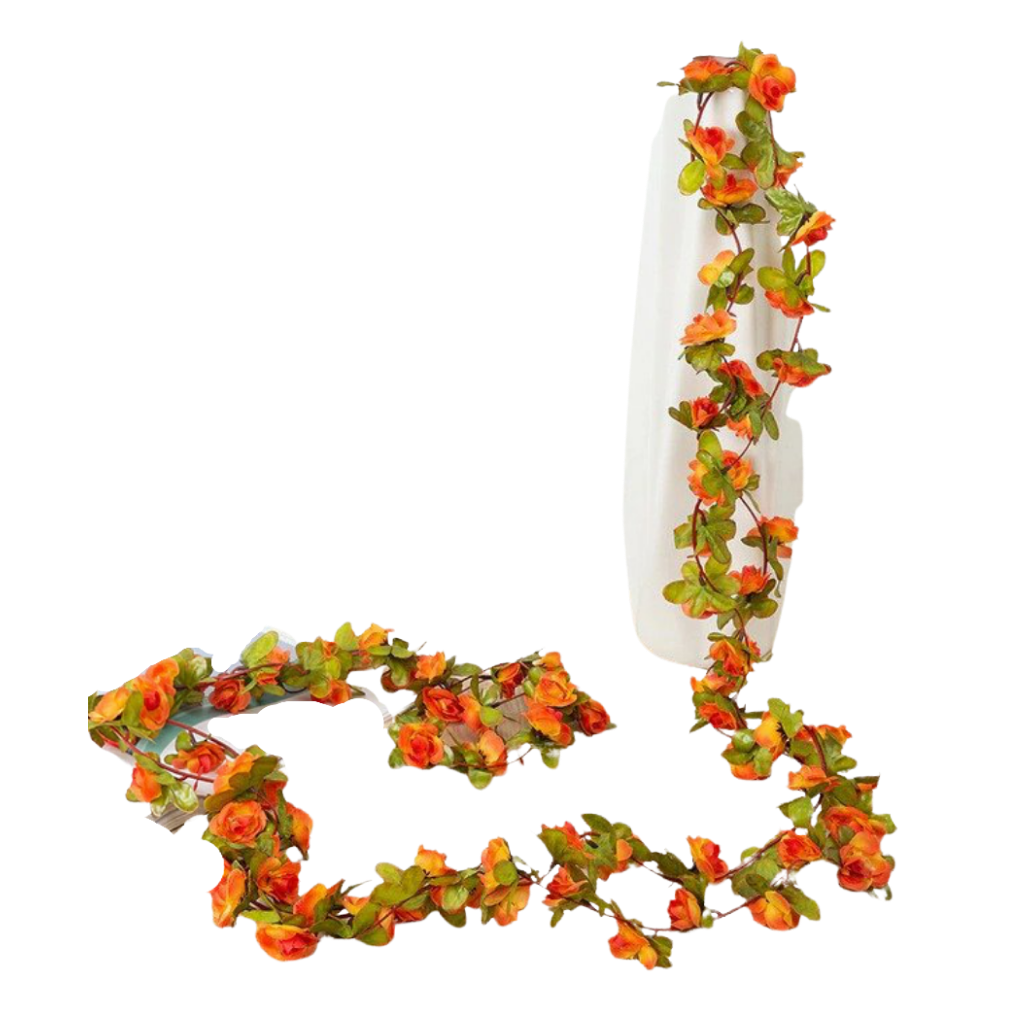 Artificial rose garland