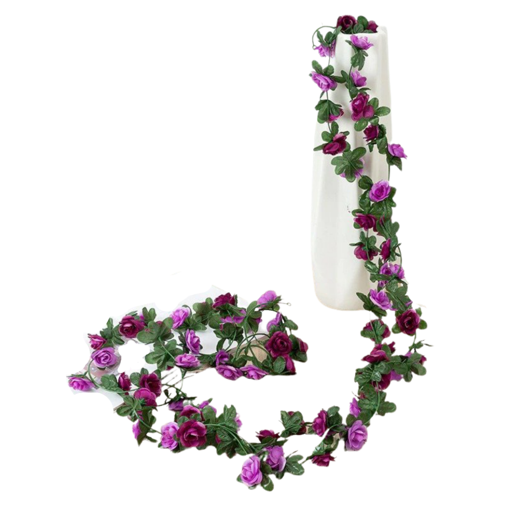 Artificial rose garland