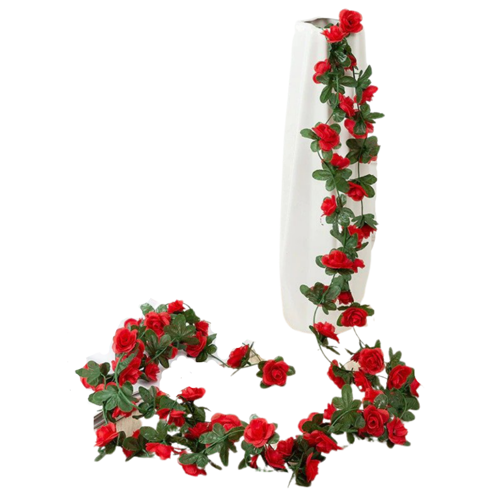 Guirlande de roses artificielles - Ozerty