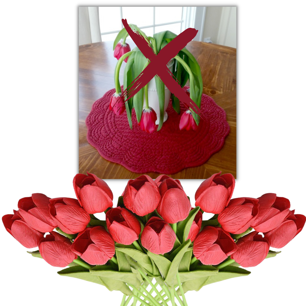 Fleur de tulipe artificielle (10 Pcs) - Ozerty
