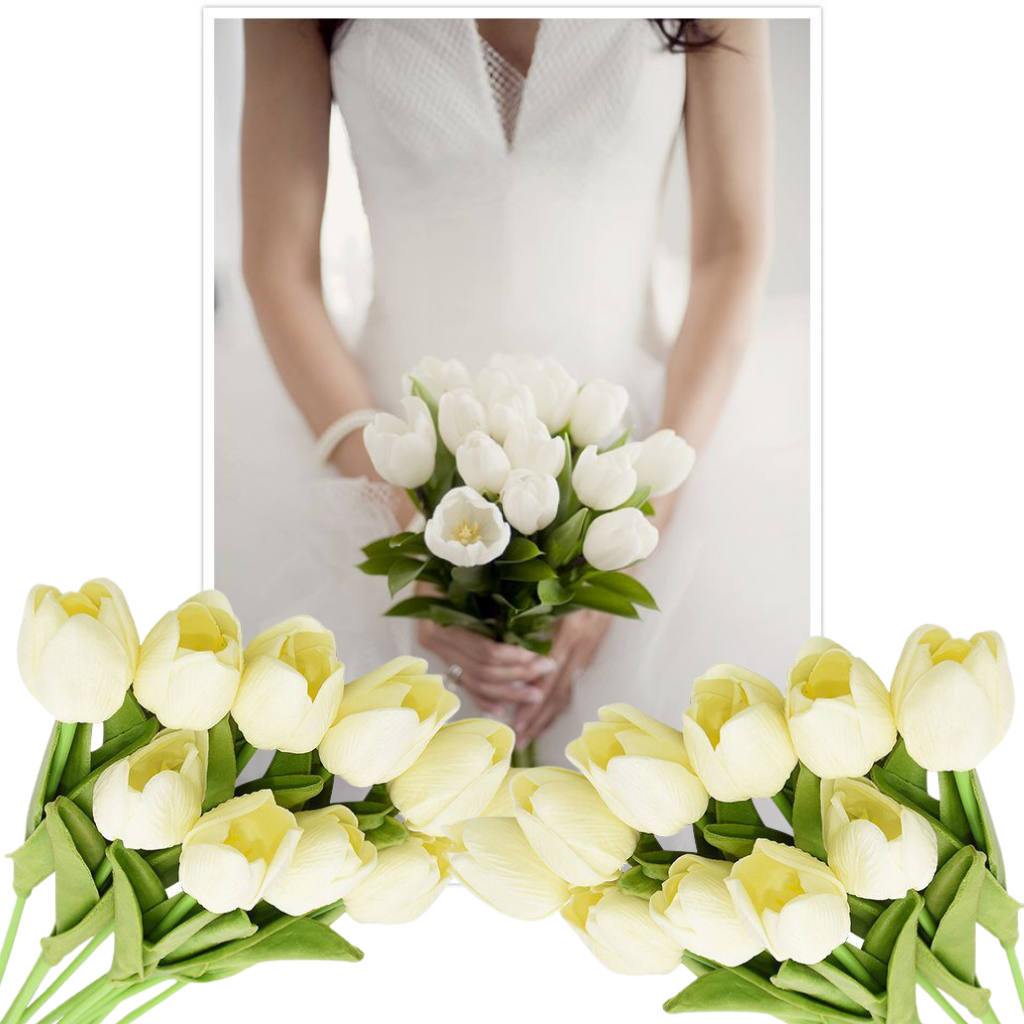 Fleur de tulipe artificielle (10 Pcs) - Ozerty