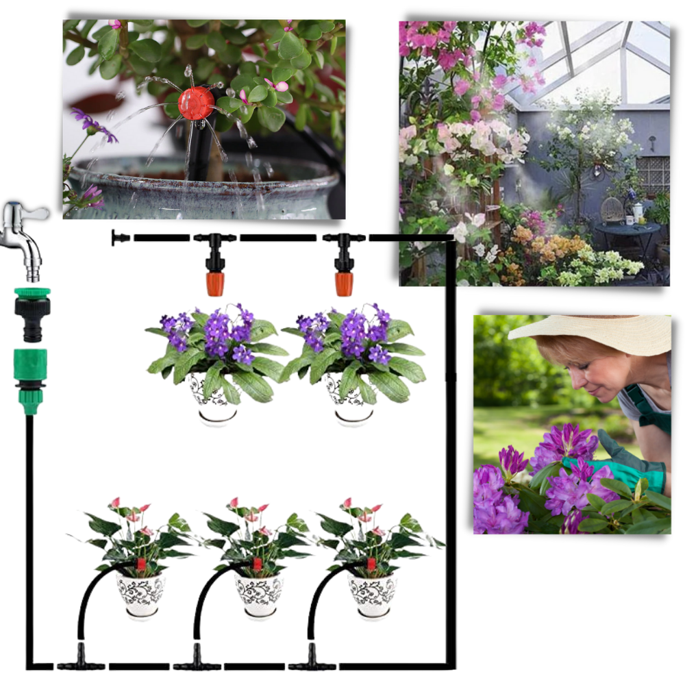 Kit de système d'irrigation de jardin