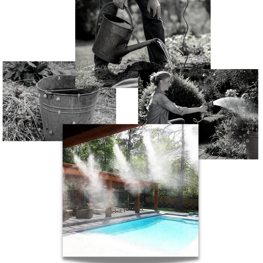 Kit de système d'irrigation de jardin  - Ozerty