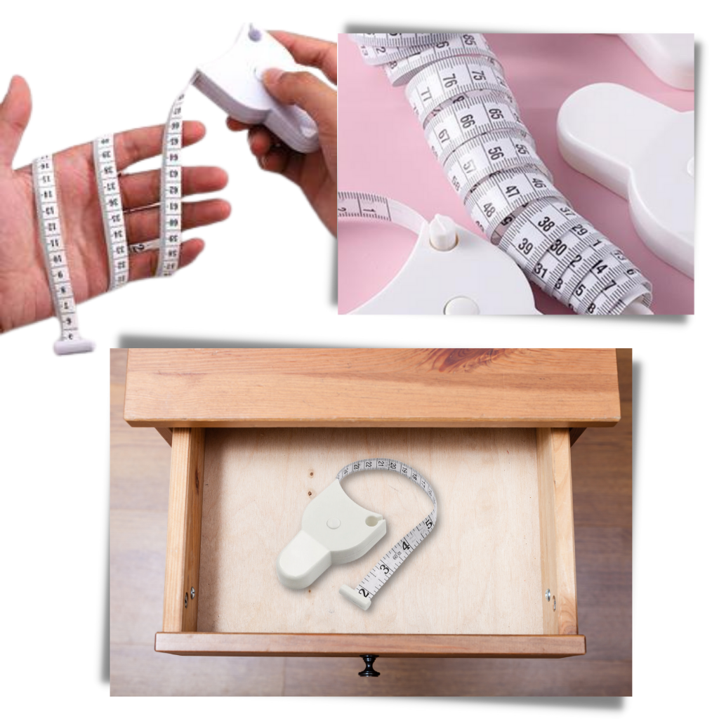 Mètre de couturière télescopique automatique auto-serrant - Ozerty