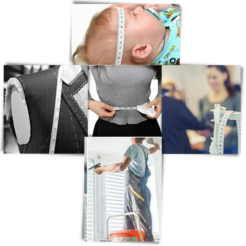 Mètre de couturière télescopique automatique auto-serrant - Ozerty