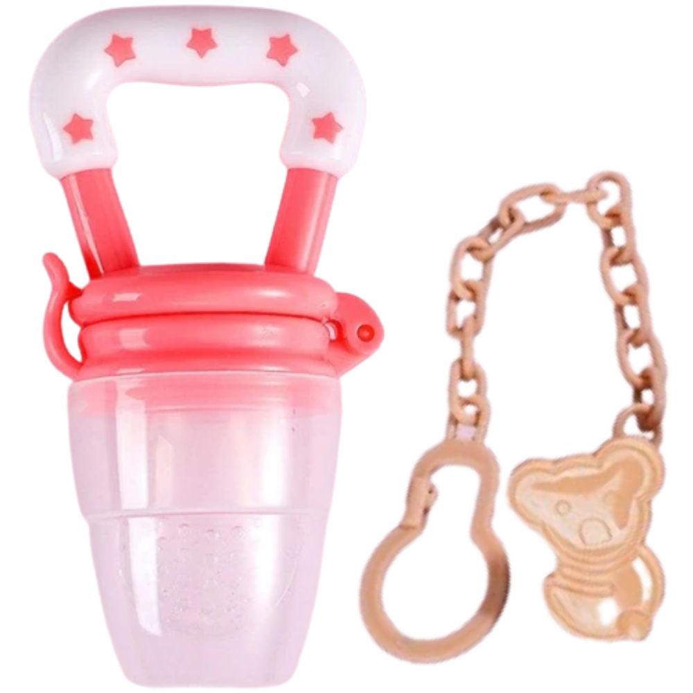 Baby pacifier with push system