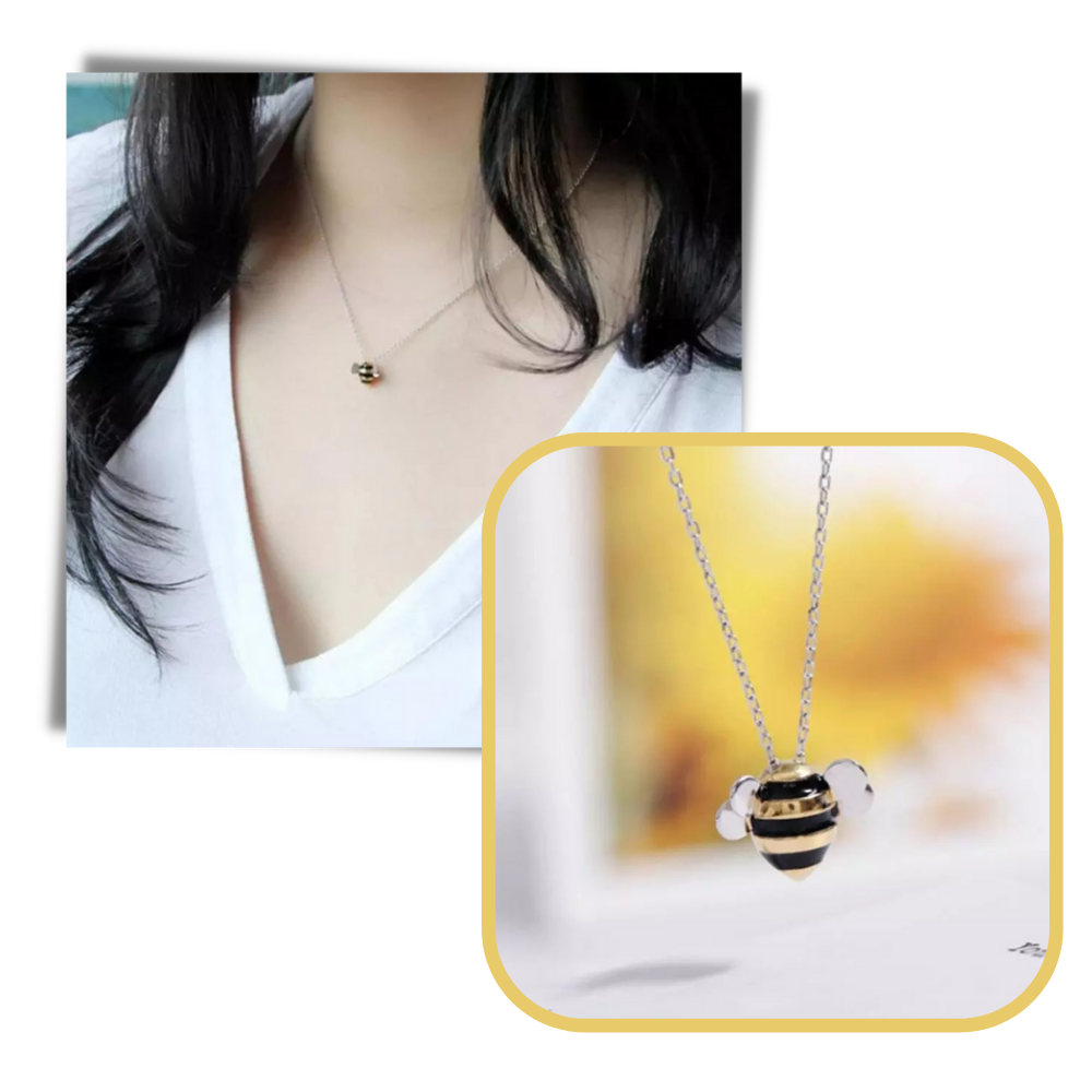 Collier en forme d’abeille - Ozerty