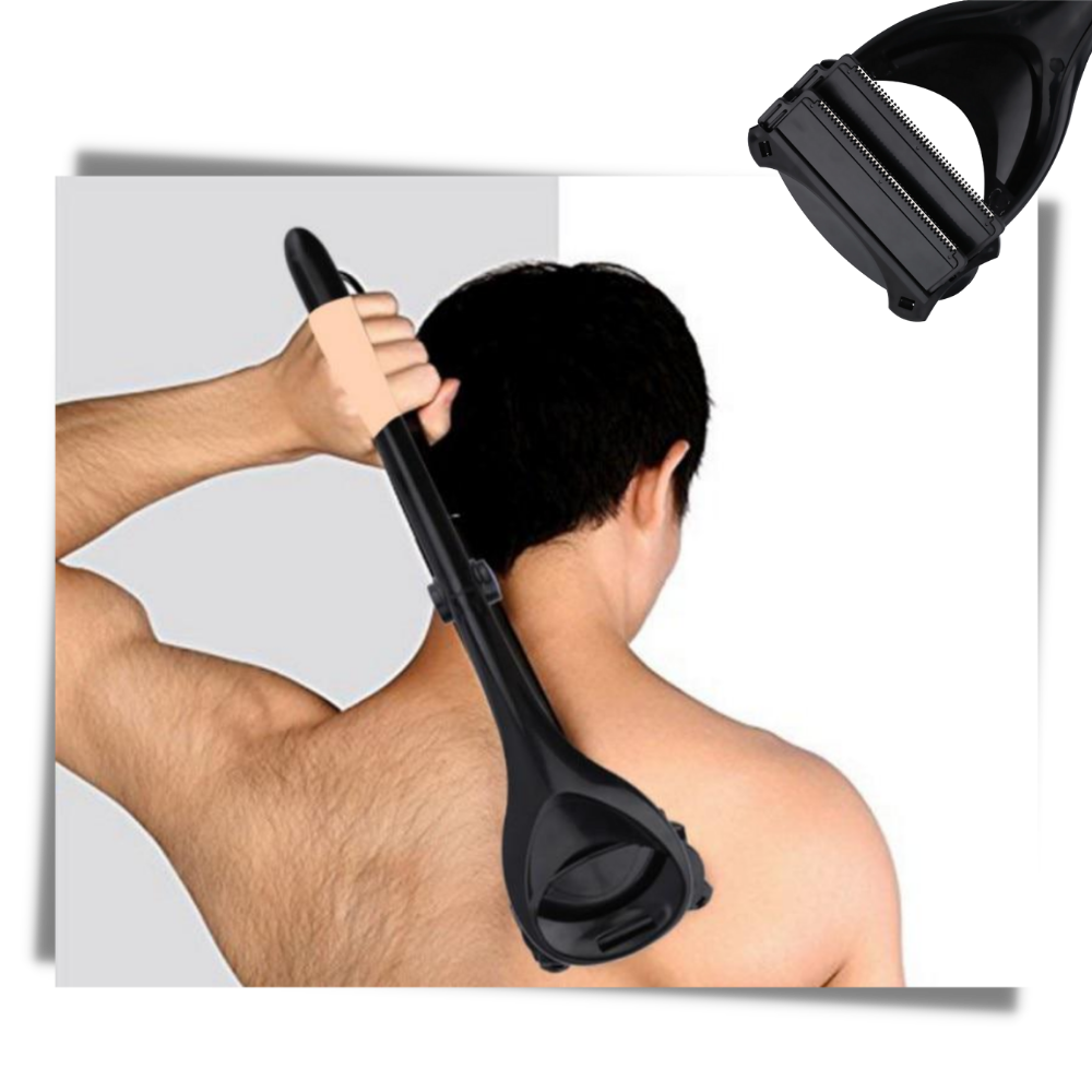 Back and body razor