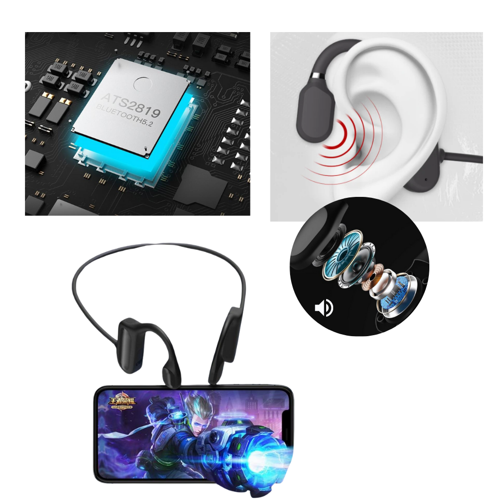 Casque à conduction osseuse - Ozerty