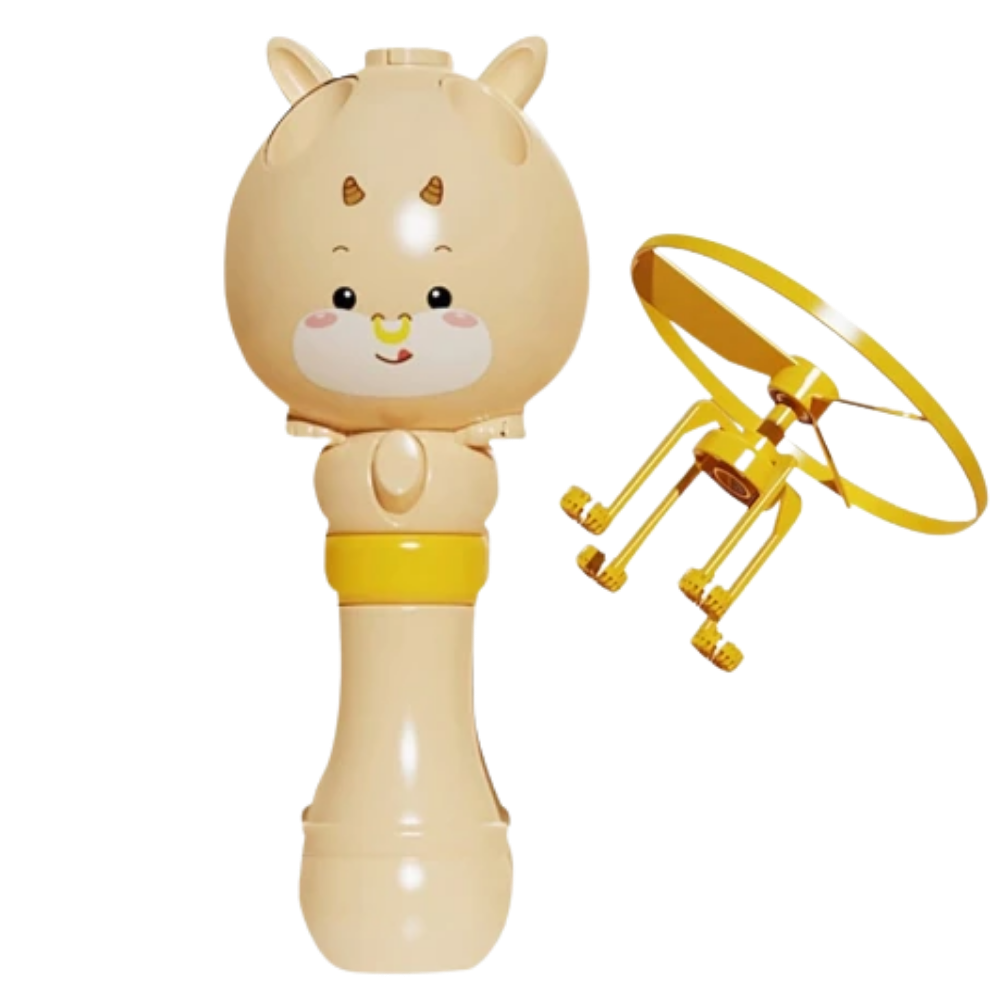 2-in-1 bubble machine toy