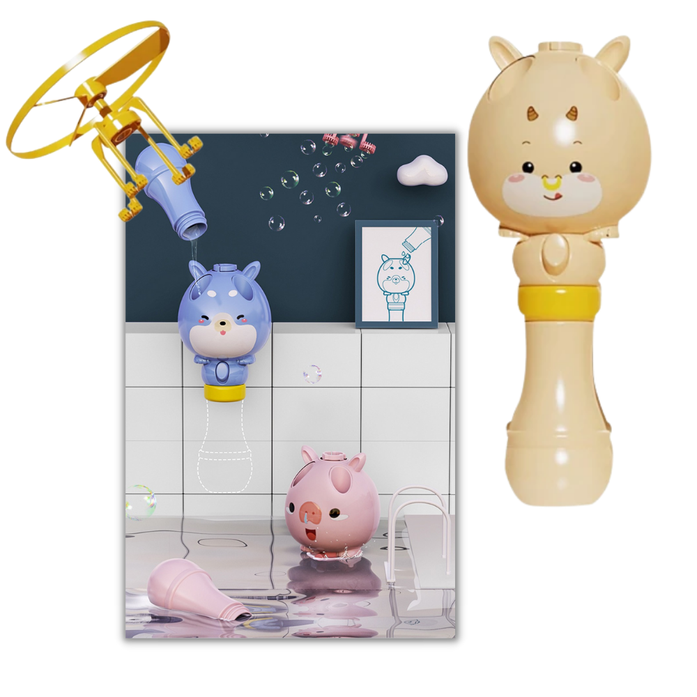 Jouet de machine à bulles 2-en-1 - Ozerty