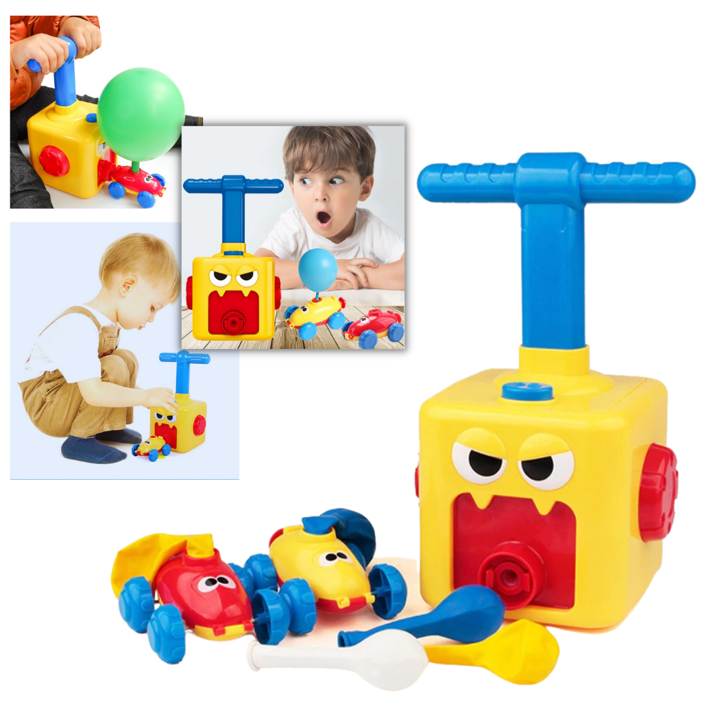 Voiture jouet lanceuse de ballons