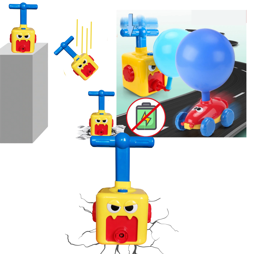 Voiture jouet lanceuse de ballons - Ozerty