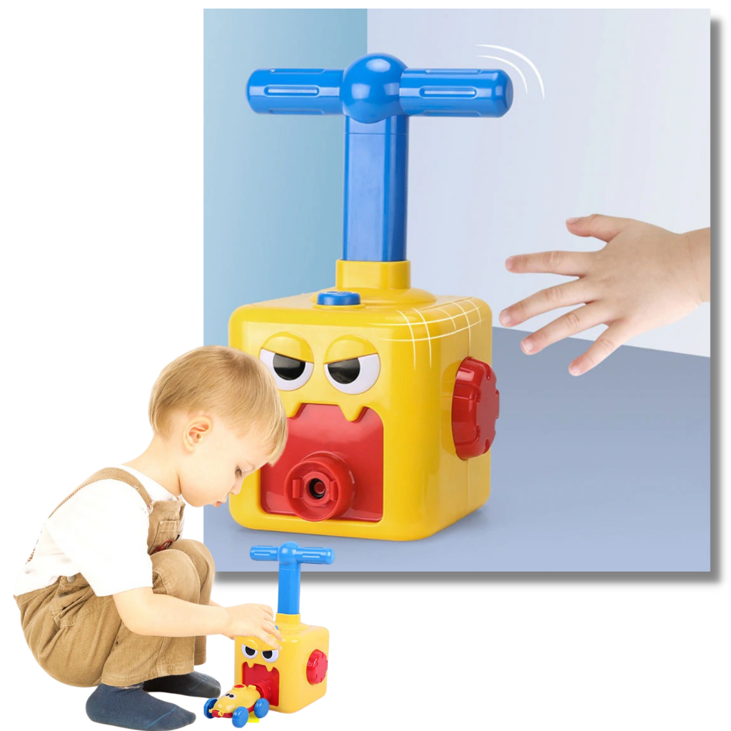 Voiture jouet lanceuse de ballons - Ozerty