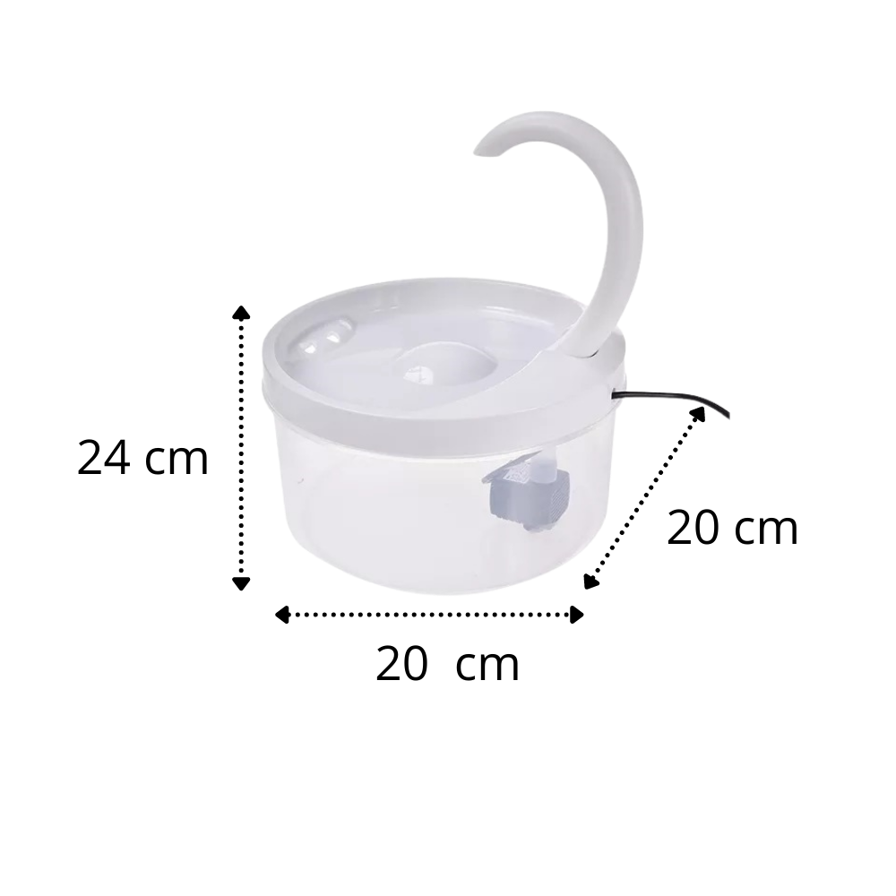 Fontaine d'eau automatique pour chat avec lumière led - Ozerty