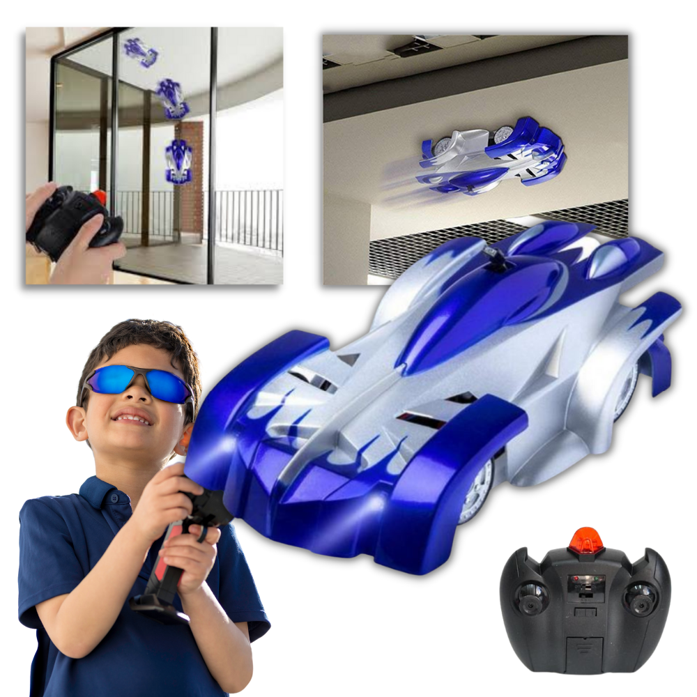 Voiture télécommandée d'escalade murale