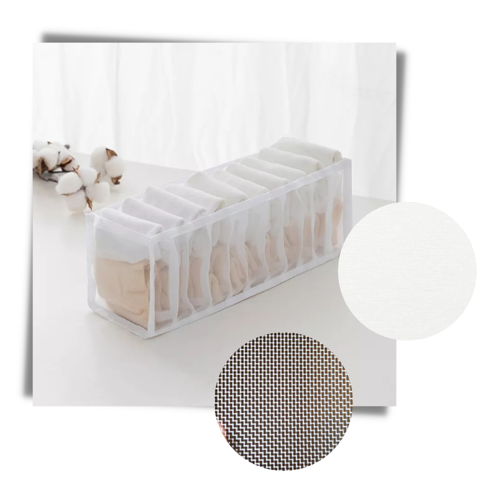 Organisateur de vêtements de garde-robe en maille - Ozerty